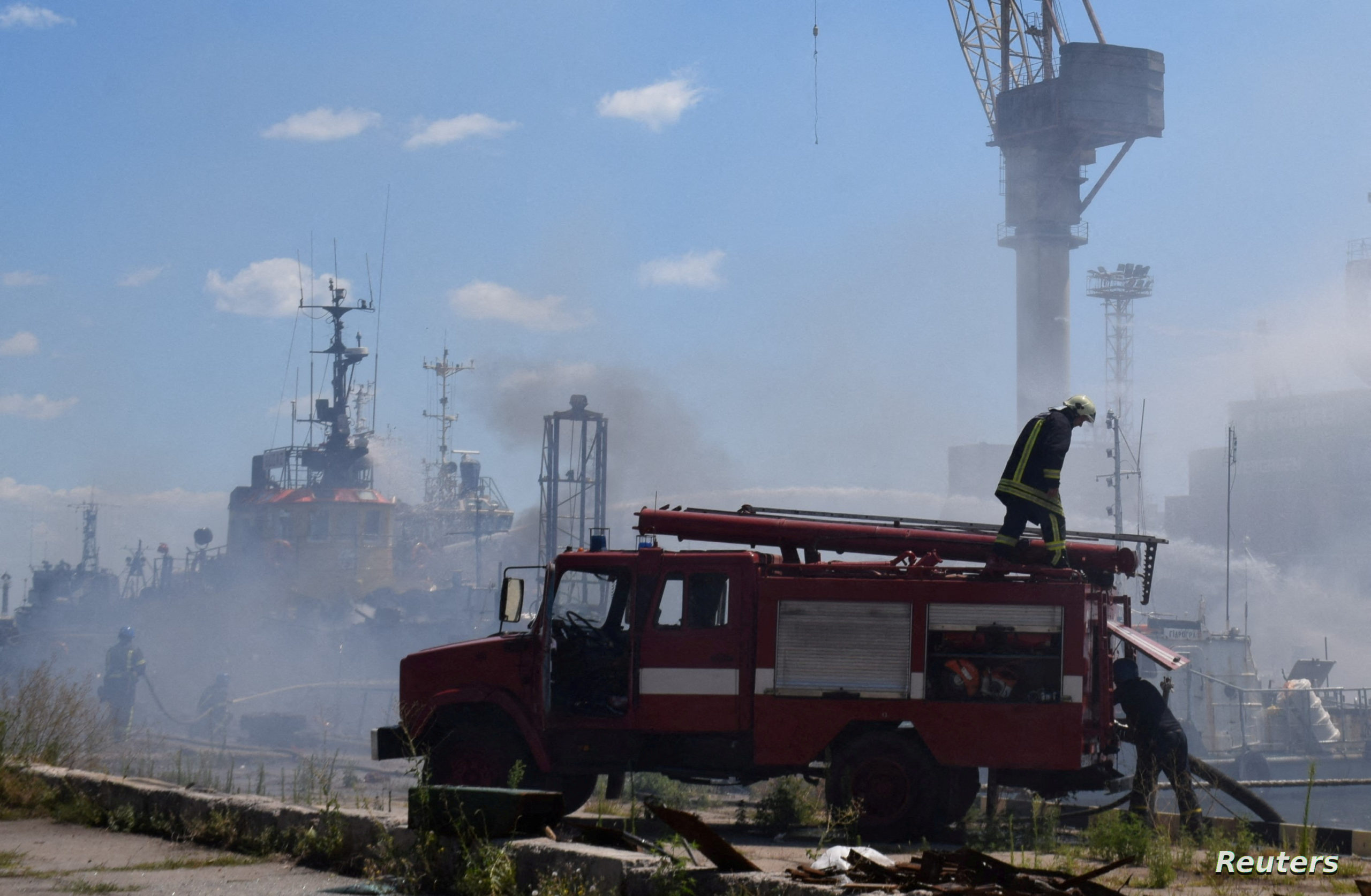 Russias attack on Ukraine continues in Odesa جلنار Jollanar