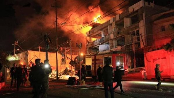 نشوب حريق بمستودع بين المروج 6 وفوشانة جلنار Jollanar