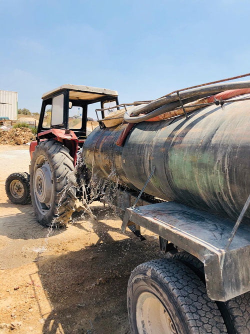 Blocus hydrique à Ramallah جلنار Jollanar