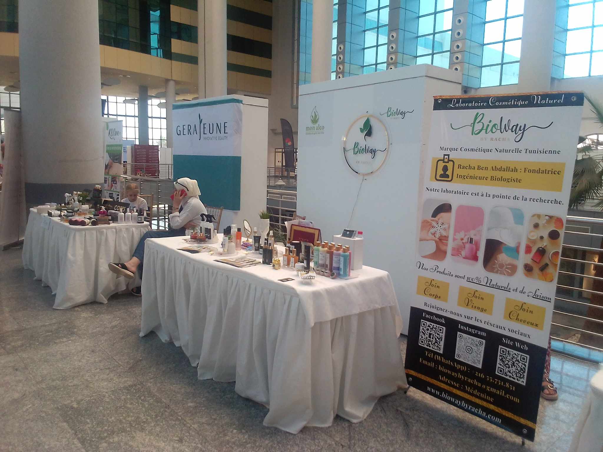 Salon du cosmétique Tunis جلنار Jollanar