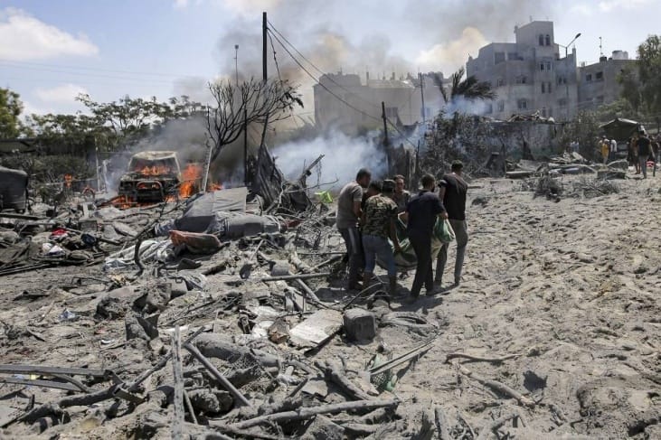 Des martyrs et des blessés dans un raid israelien sur Khan Younès جلنار Jollanar