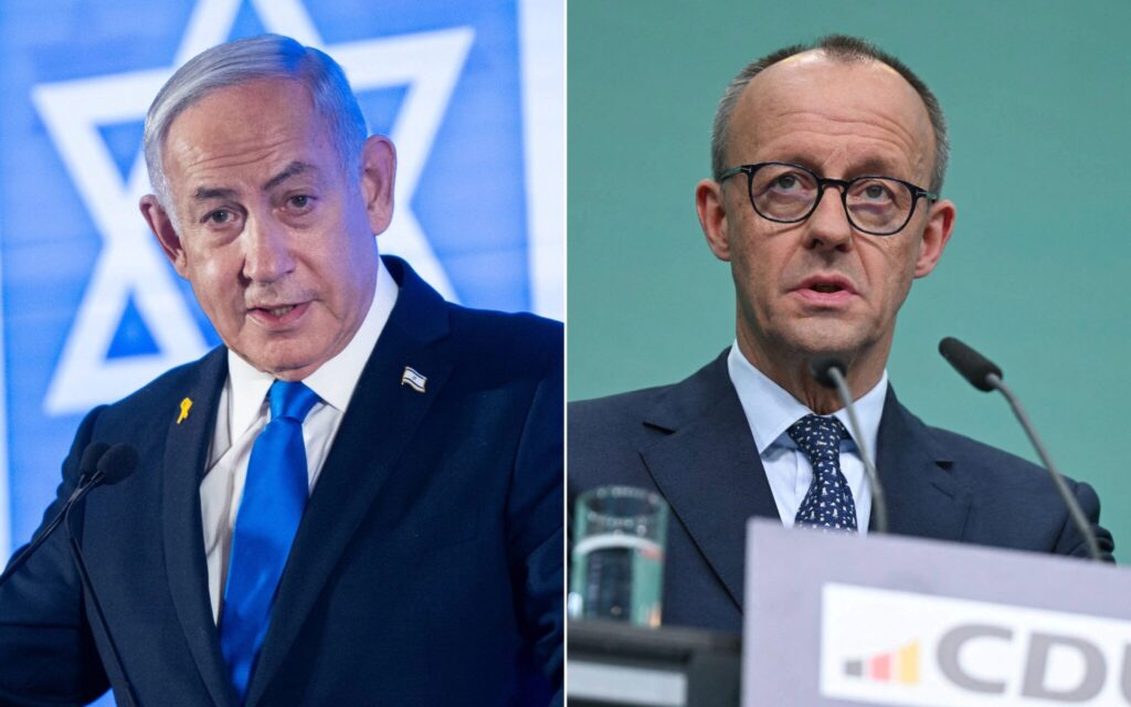 le chancelier allemand friedrich Merz et Netanyahou جلنار Jollanar