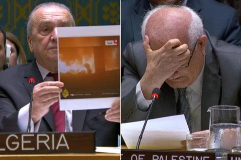 les délégués dAlgérie et de Palestine en pleurs au conseil de sécurité de lONU جلنار Jollanar