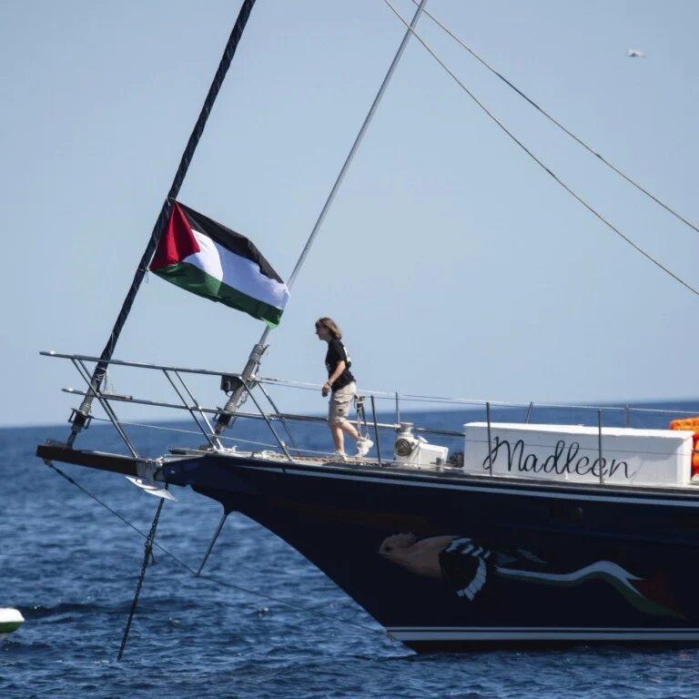 Greta Thunberg et Rima Hassan embarquent sur un navire humanitaire en direction de Gaza جلنار Jollanar
