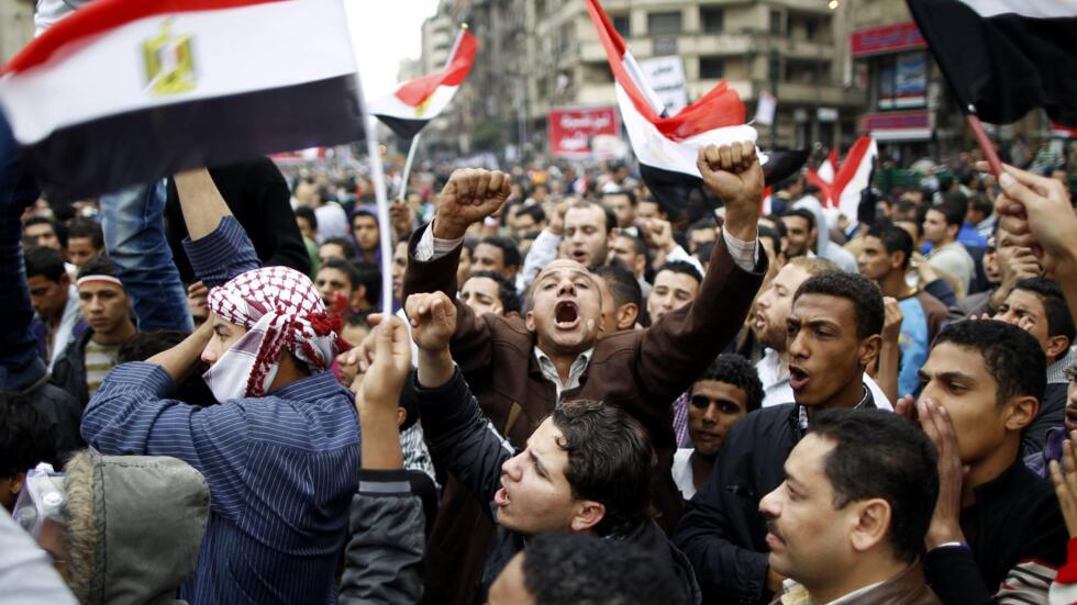 Protesters gather during a demonstration against the Egyptian military council in Tahrir square in Cairo جلنار Jollanar